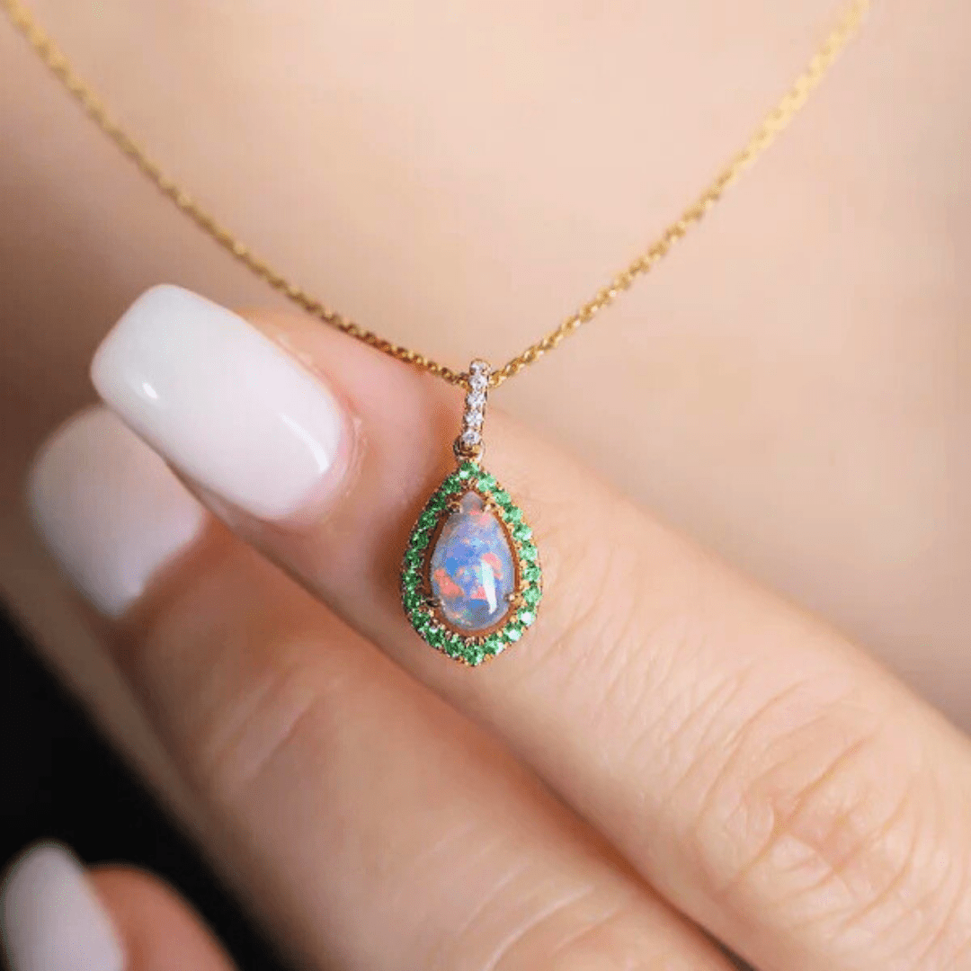 OpalAnhänger - Singular Treasures of the Boulder - Stück 15/22 - FAERELLI