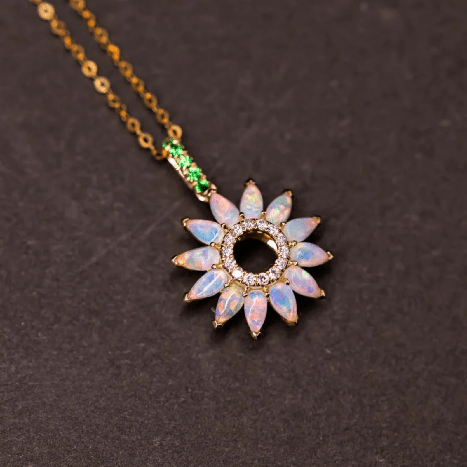 OpalKette - Floralisque - Stück 1/7 - FAERELLI