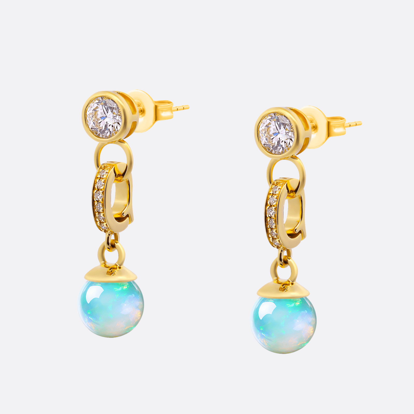 OpalOhrring - Solaris - FAERELLI