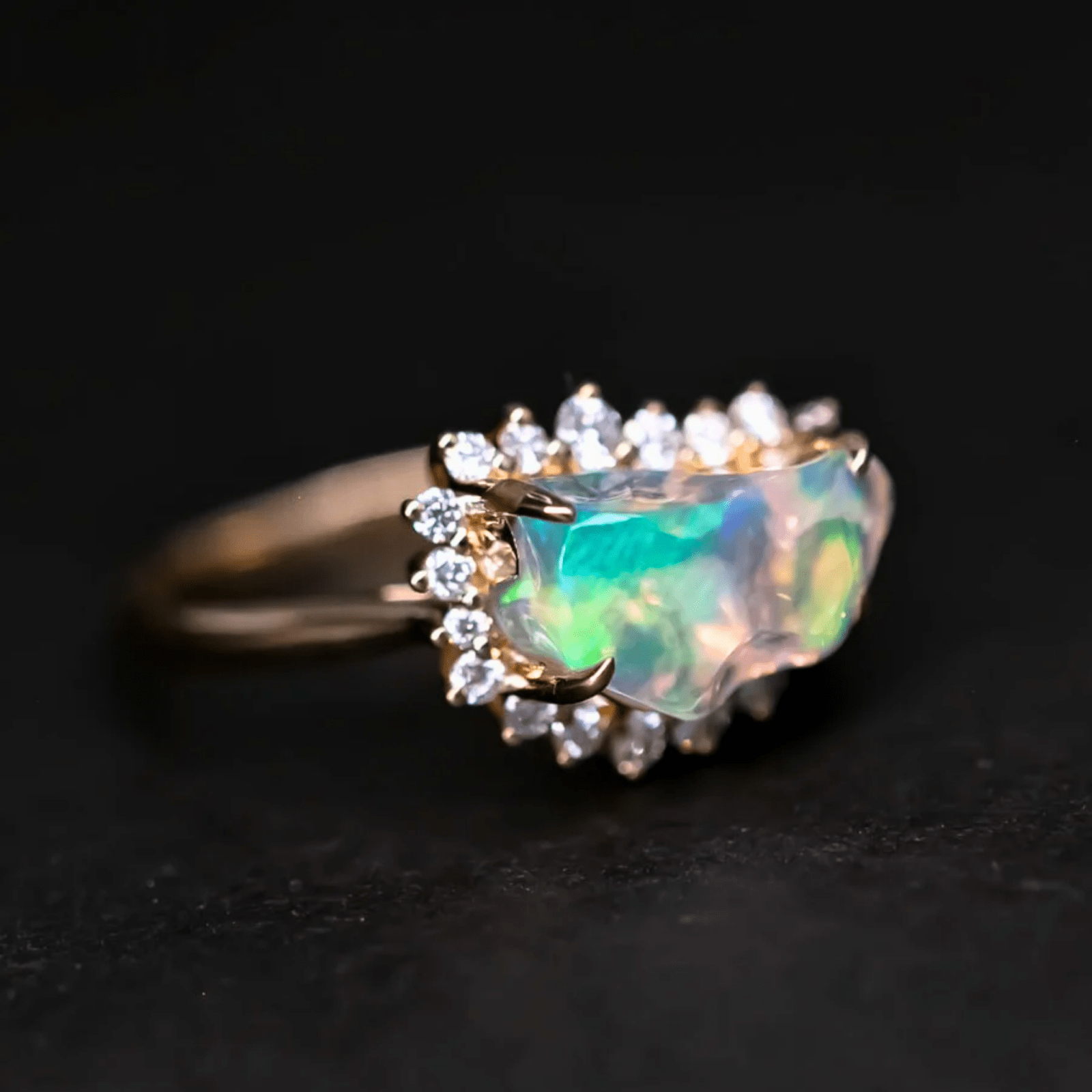 OpalRing - Blazing Sunset - Stück 10/16 - FAERELLI