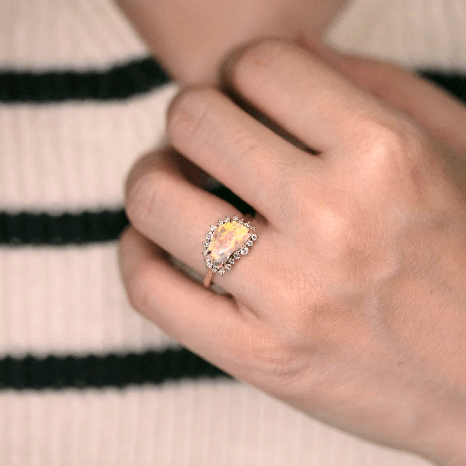 OpalRing - Blazing Sunset - Stück 10/16 - FAERELLI