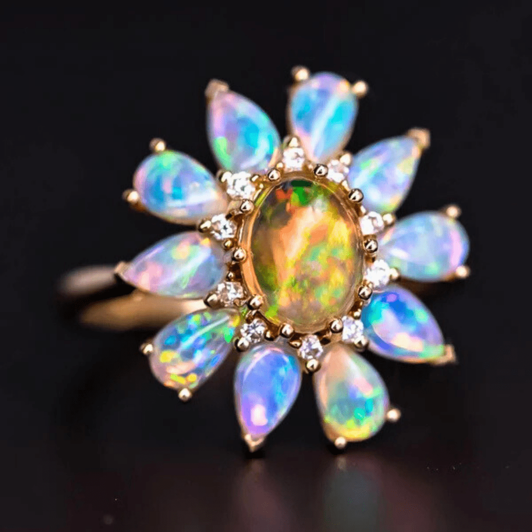 OpalRing - Floralisque - Stück 1/13 - FAERELLI