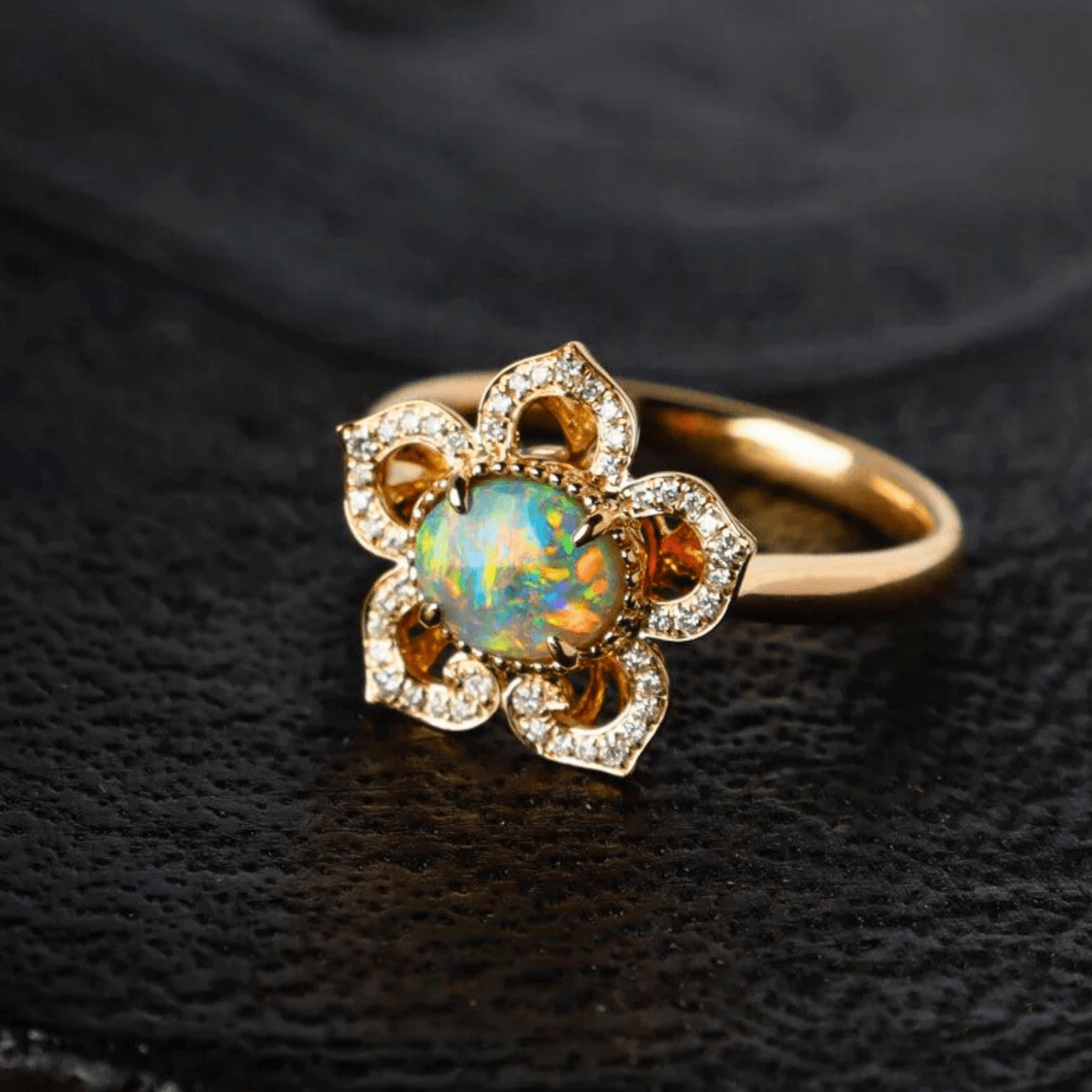 OpalRing - Floralisque - Stück 3/7 - FAERELLI