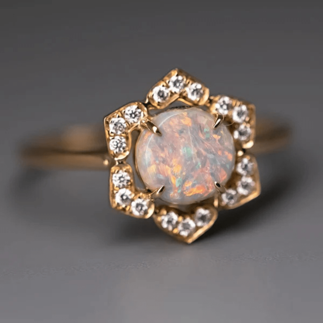 OpalRing - Floralisque - Stück 4/13 - FAERELLI