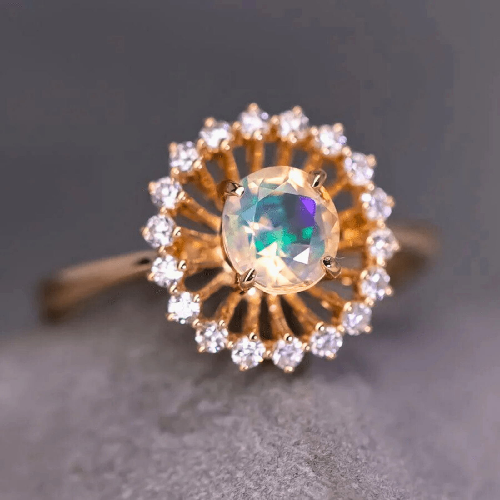 OpalRing - Floralisque - Stück 5/7 - FAERELLI