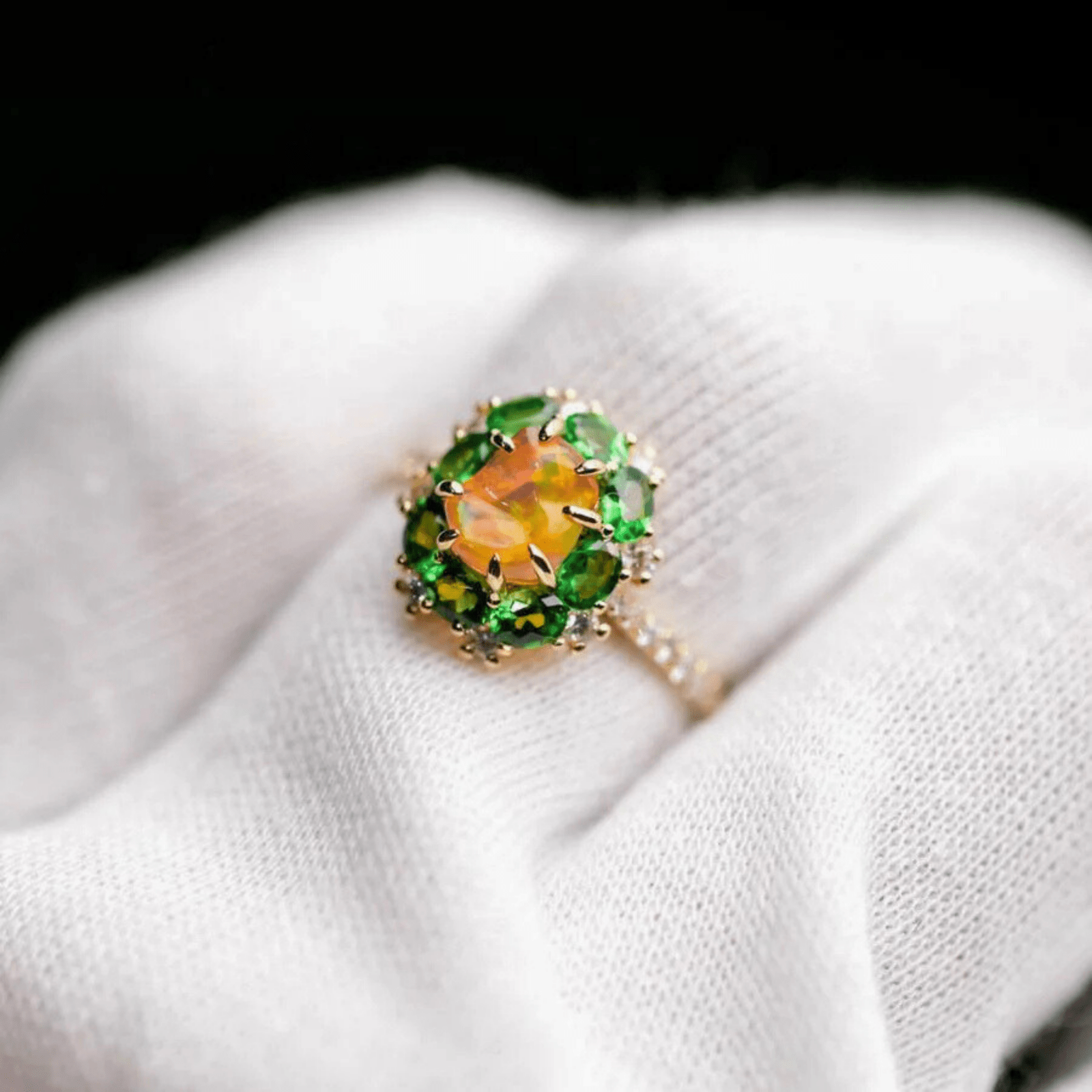 OpalRing - Floralisque - Stück 6/7 - FAERELLI