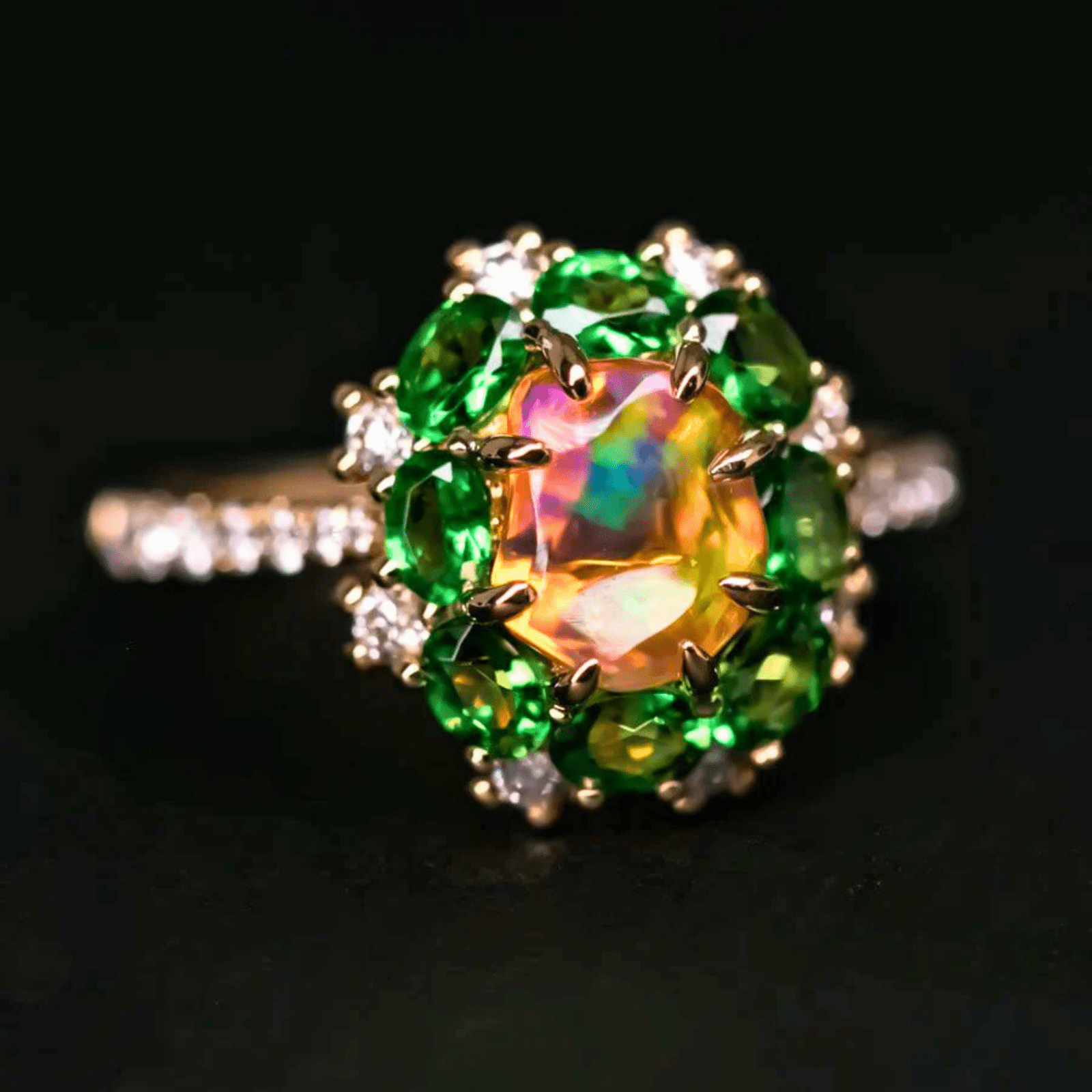 OpalRing - Floralisque - Stück 6/7 - FAERELLI