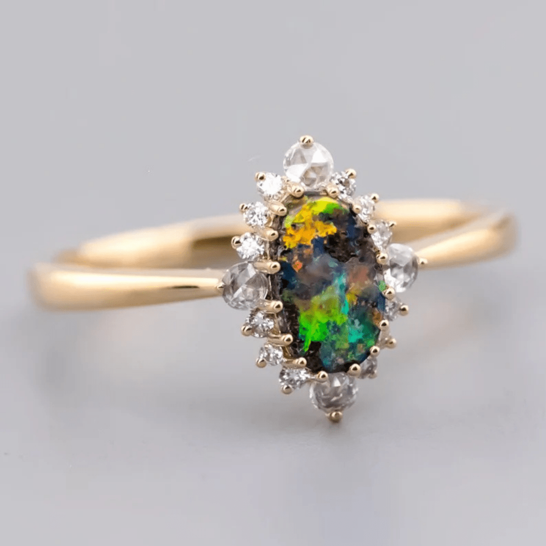 OpalRing - Singular Treasures of the Boulder - Stück 13/27 - FAERELLI