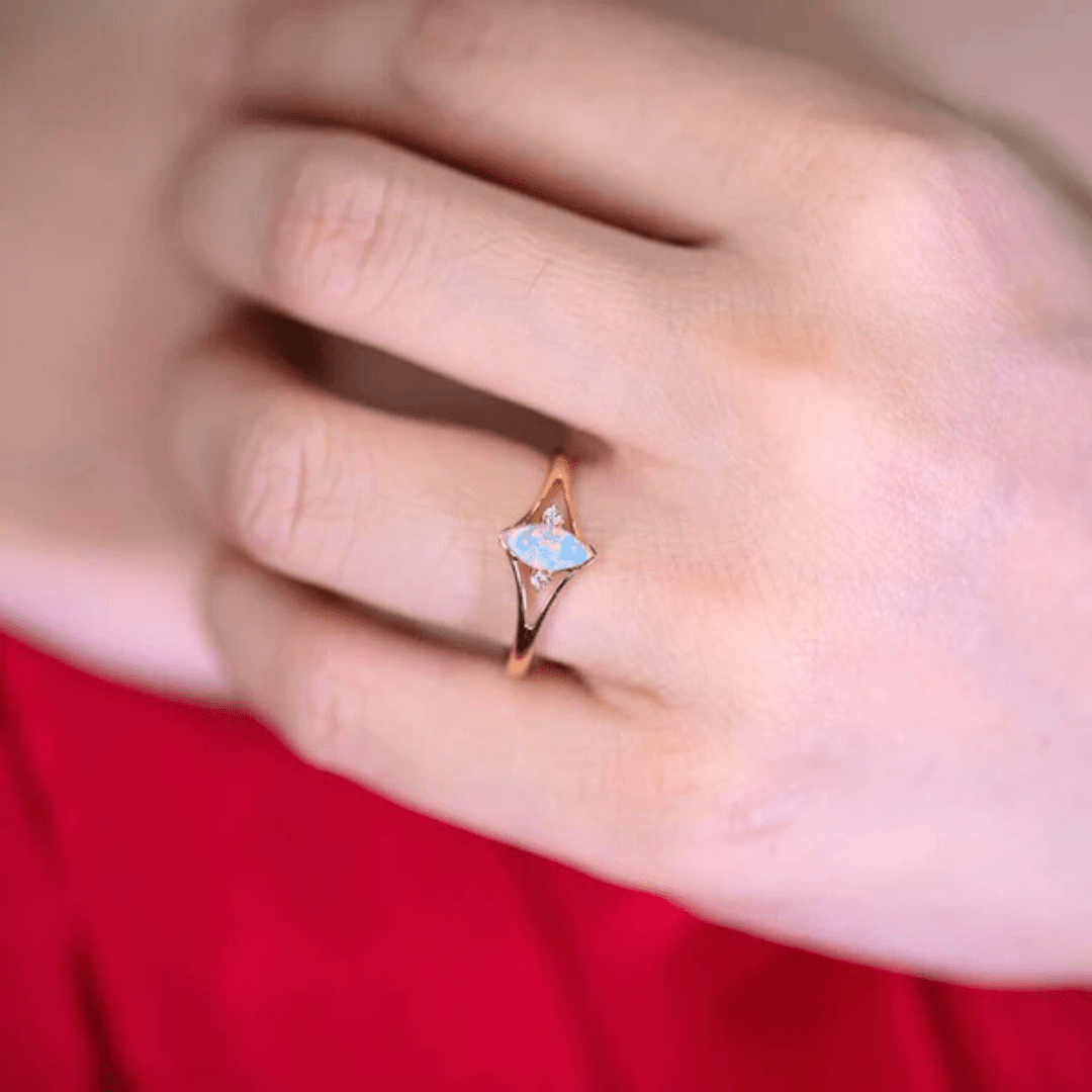 OpalRing - Singular Treasures of the Boulder - Stück 16/22 - FAERELLI