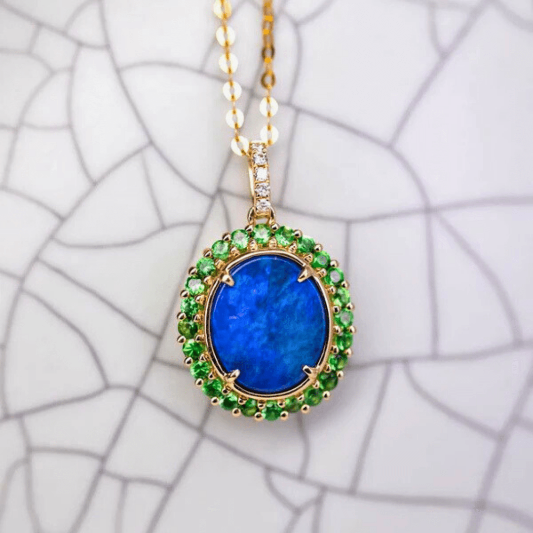 OpalAnhänger - Floralisque - Stück 6/13 - FAERELLI