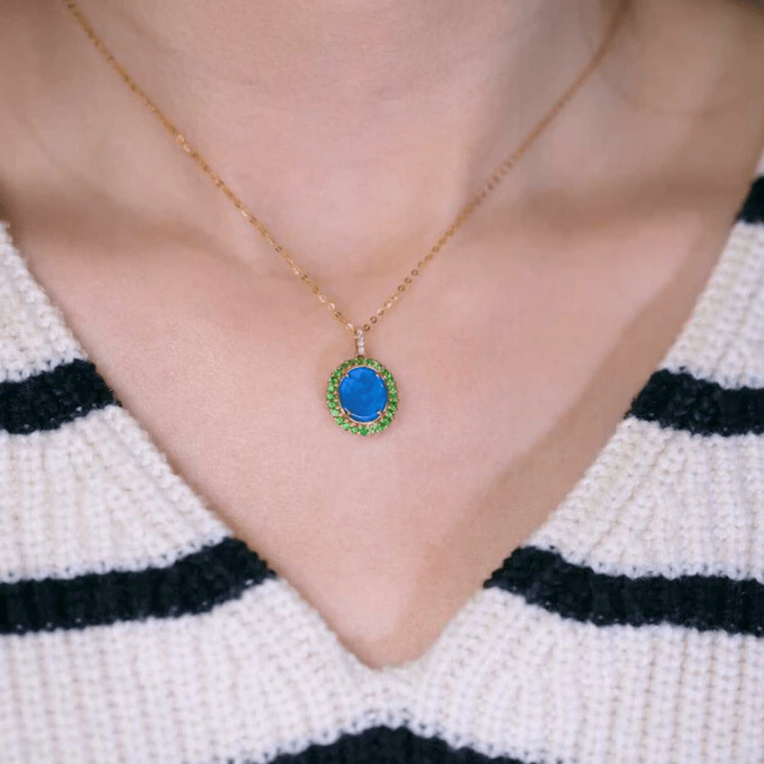 OpalAnhänger - Floralisque - Stück 6/13 - FAERELLI