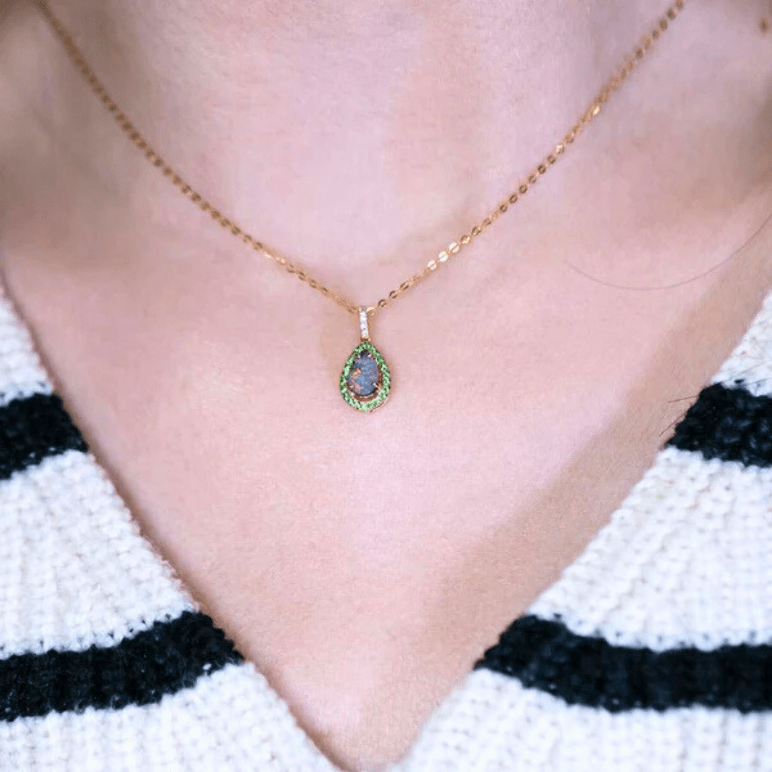 OpalAnhänger - Singular Treasures of the Boulder - Stück 15/22 - FAERELLI