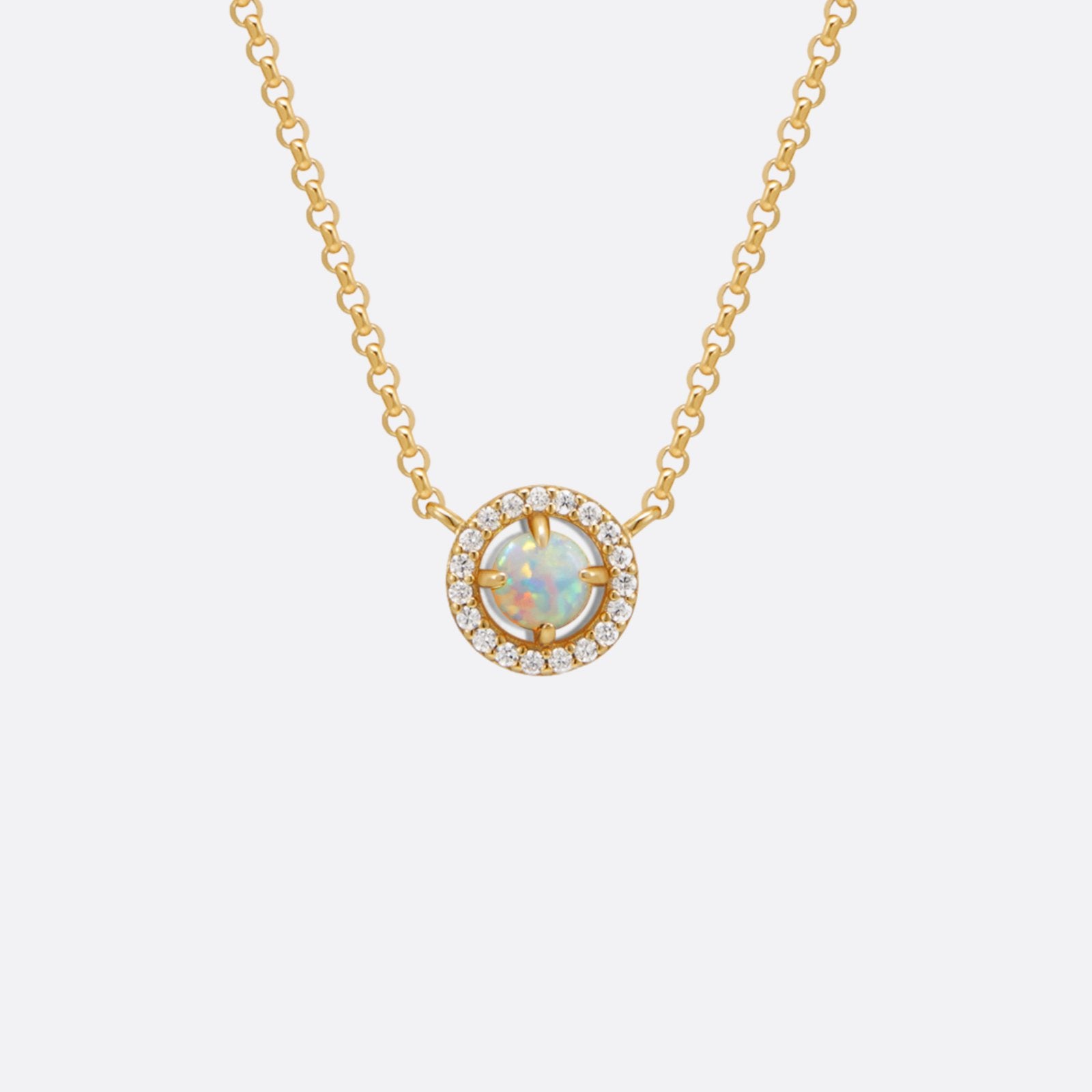 OpalKette - Golden Opal Spectacle - FAERELLI