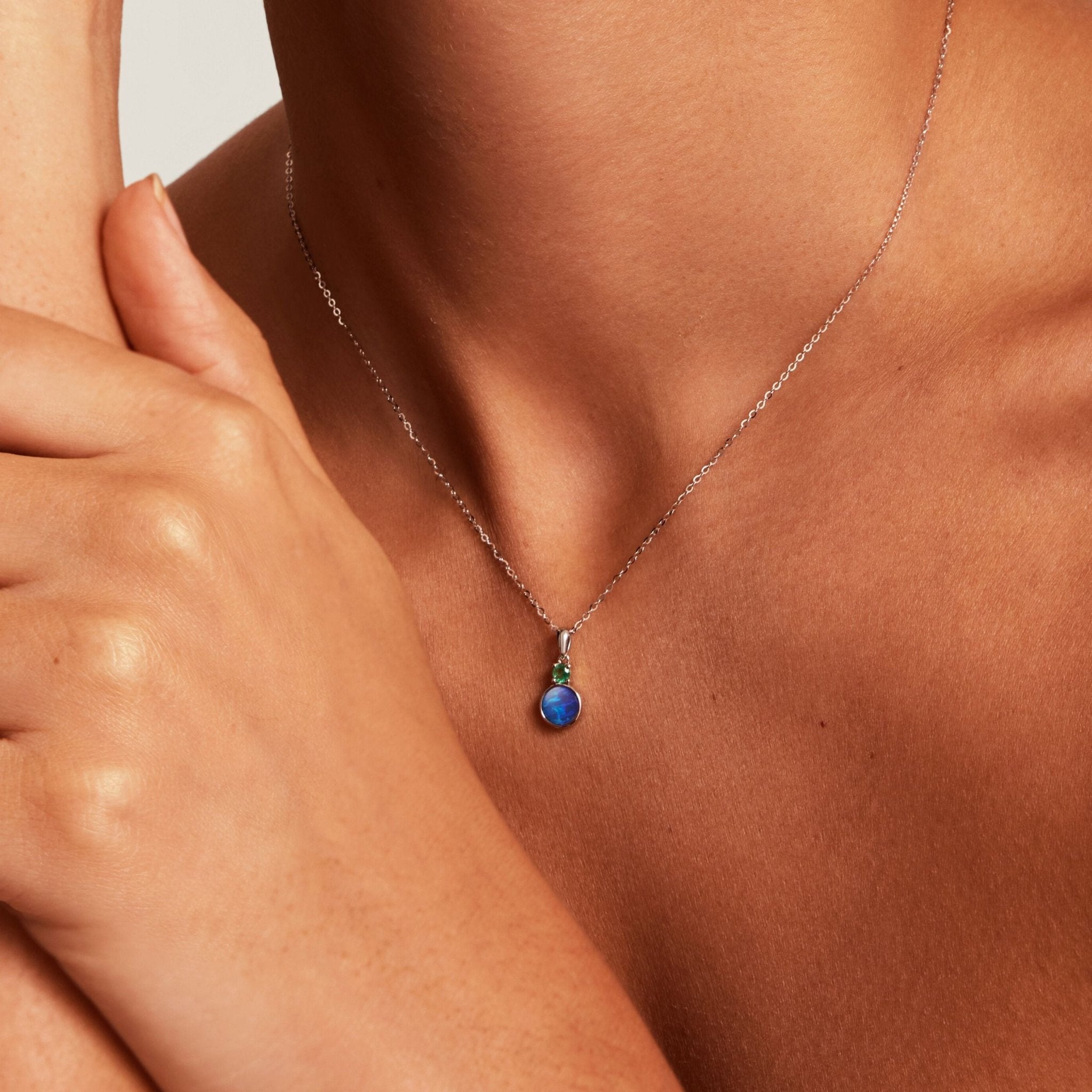 OpalKette - Palm Ocean - FAERELLI