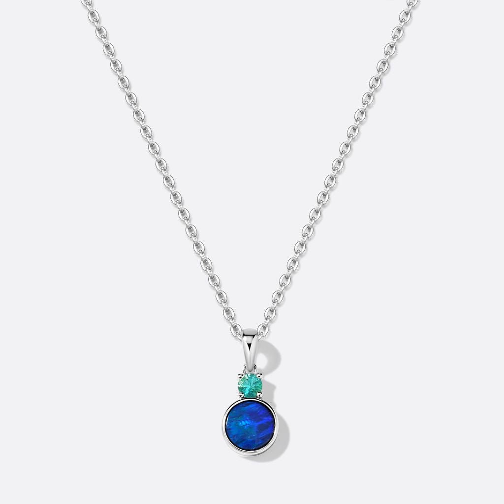 OpalKette - Palm Ocean - FAERELLI