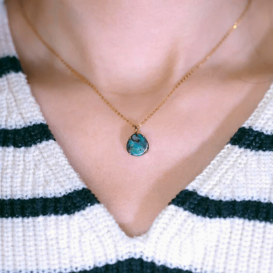 OpalKette - Singular Treasures of the Boulder - Stück 24/27 - FAERELLI