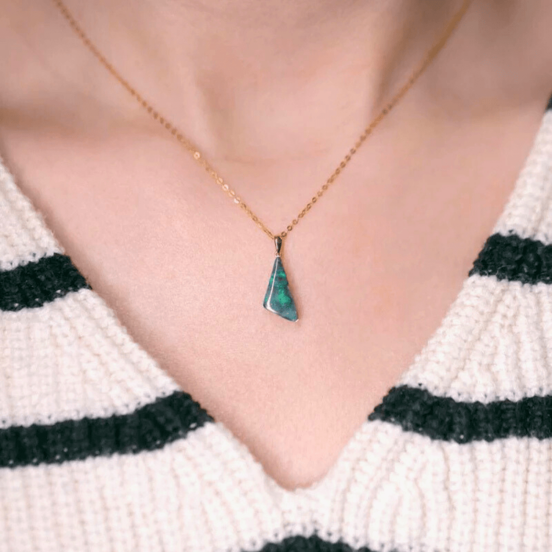 OpalKette - Singular Treasures of the Boulder - Stück 25/27 - FAERELLI