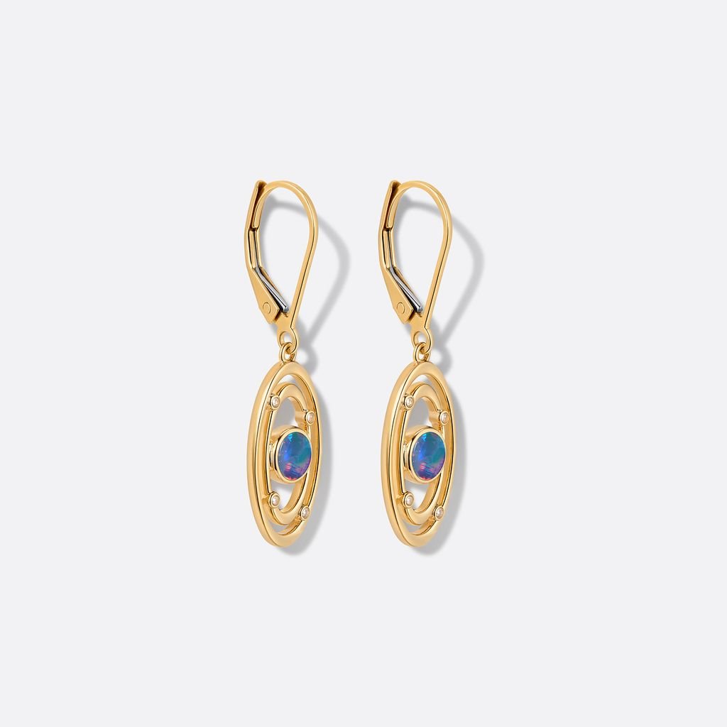 OpalOhrring - Andromeda - FAERELLI