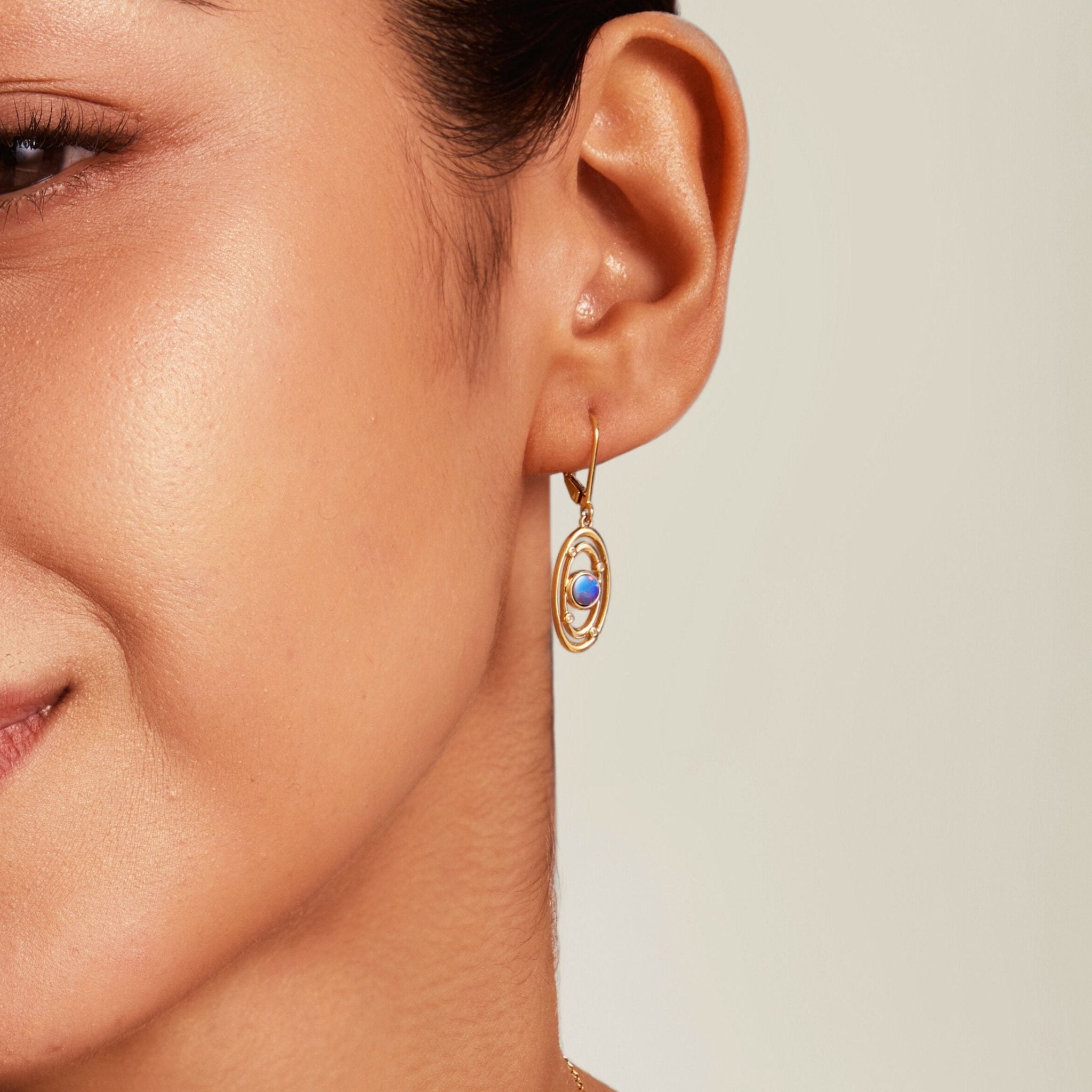 OpalOhrring - Andromeda - FAERELLI