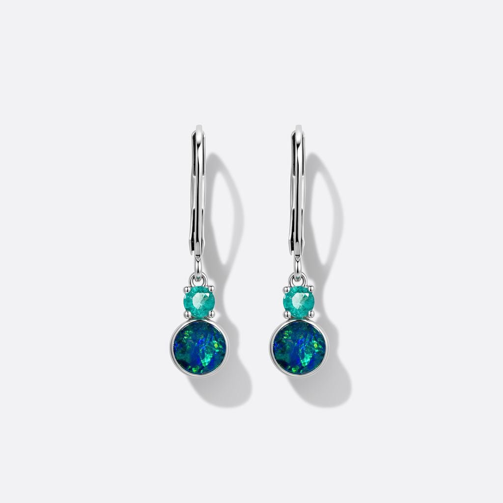 OpalOhrring - Palm Ocean - FAERELLI