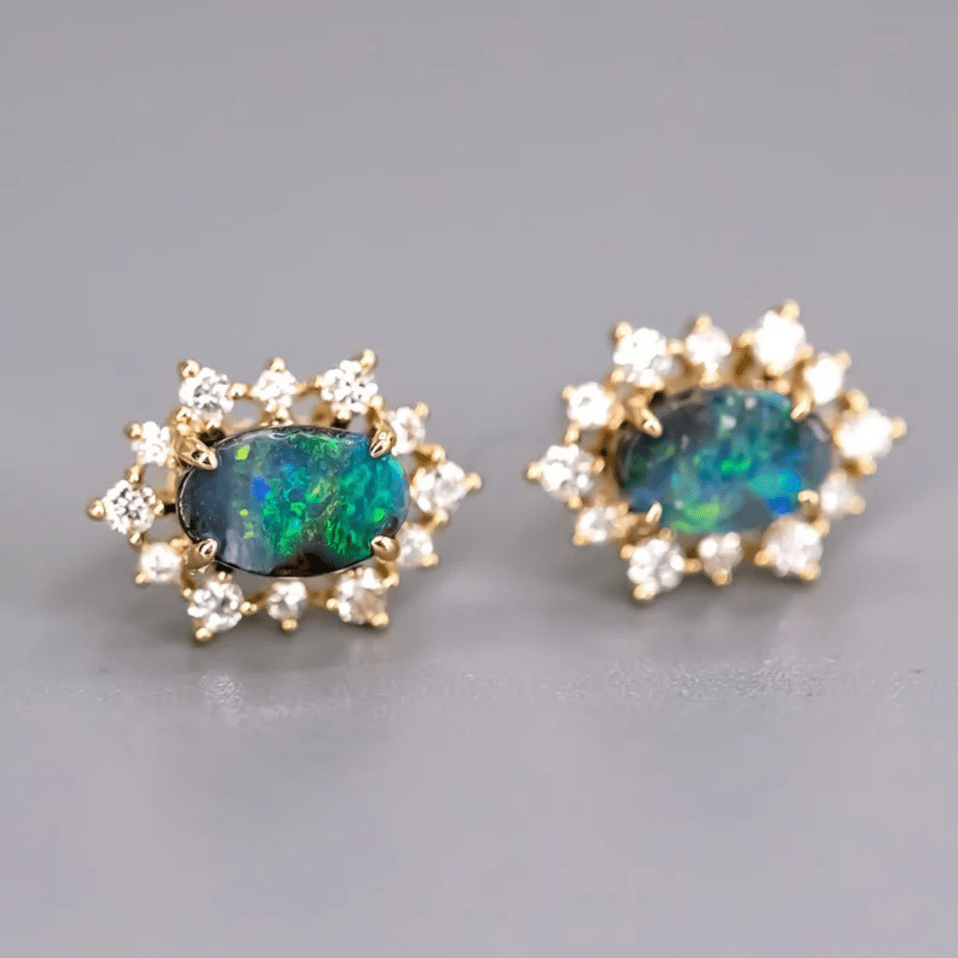 OpalOhrring - Singular Treasures of the Boulder - Stück 27/27 - FAERELLI
