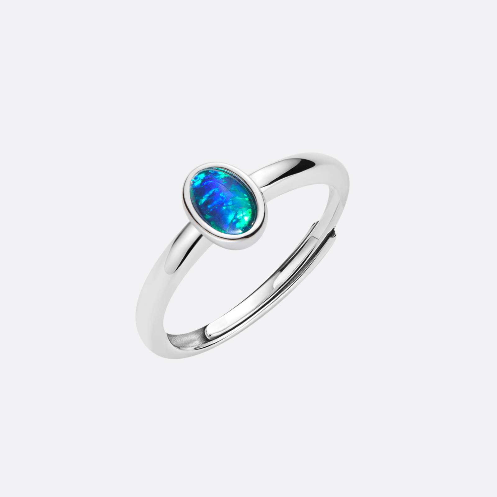 OpalRing - Allure of the Black Opal - FAERELLI