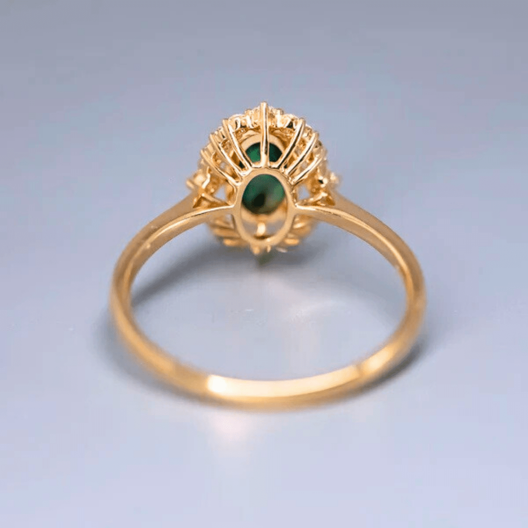 OpalRing - Brilliant Black Opal Flame - Stück 10/15 - FAERELLI