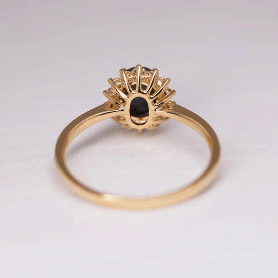 OpalRing - Brilliant Black Opal Flame - Stück 13/15 - FAERELLI