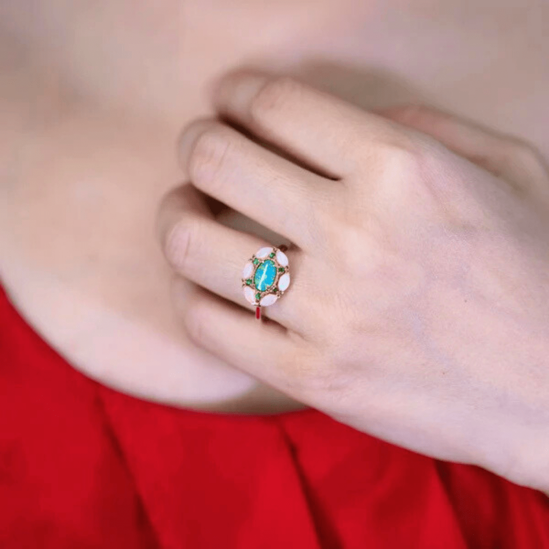 OpalRing - Floralisque - Stück 5/13 - FAERELLI