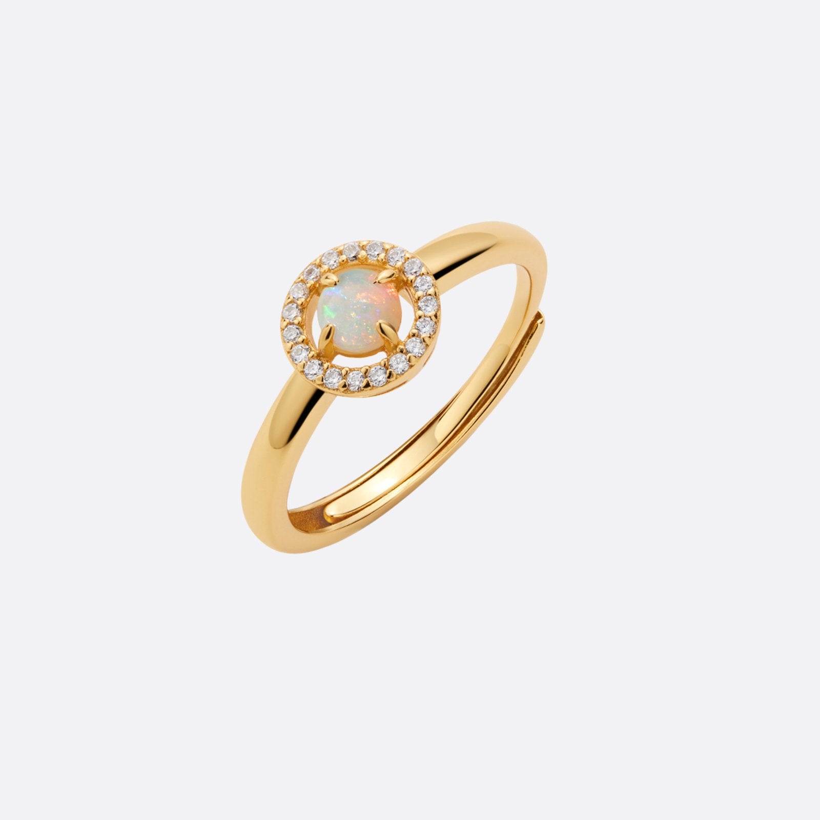 OpalRing - Golden Opal Spectacle - FAERELLI