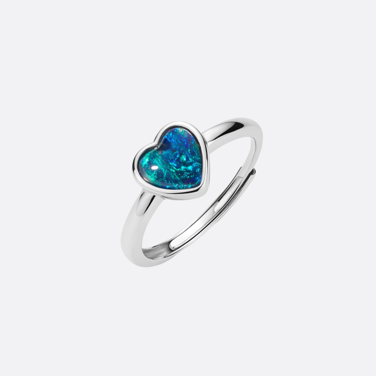 OpalRing - Heart of the Black Opal - FAERELLI