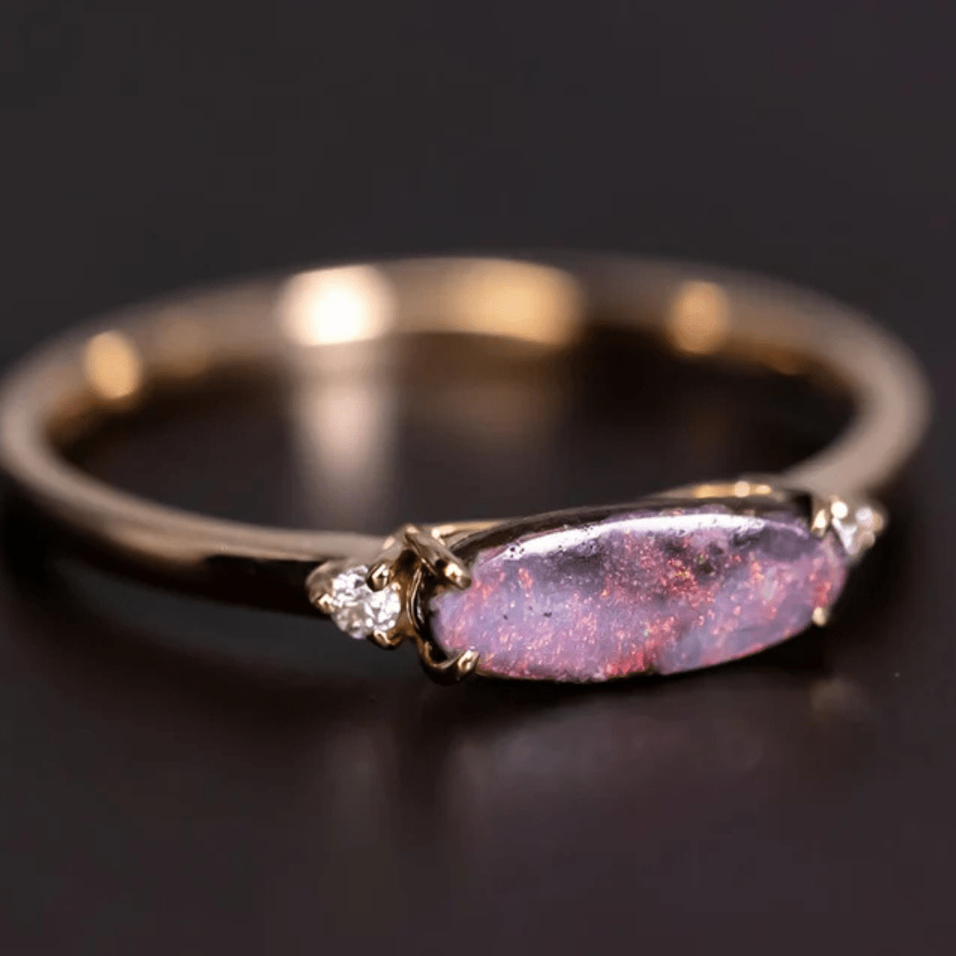 OpalRing - Singular Treasures of the Boulder - Stück 14/27 - FAERELLI