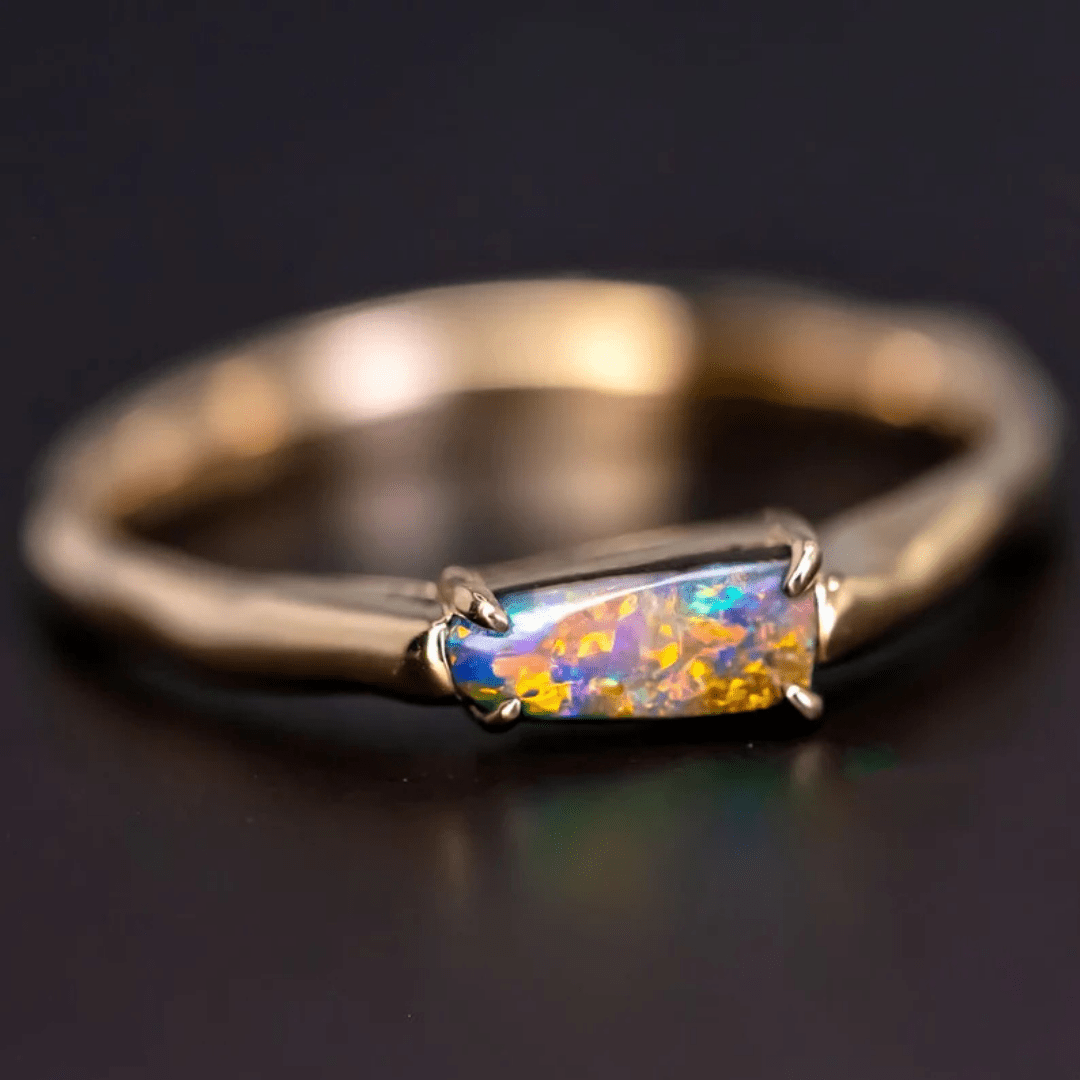 OpalRing - Singular Treasures of the Boulder - Stück 16/27 - FAERELLI